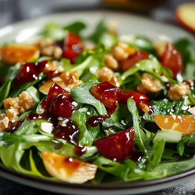 Feldsalat mit karamellisierten Walnüssen