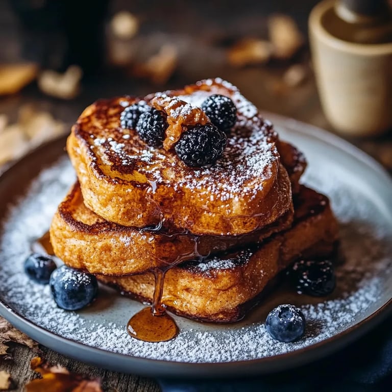 Herbstliches Kürbis-Frühstücks-Toast Rezept
