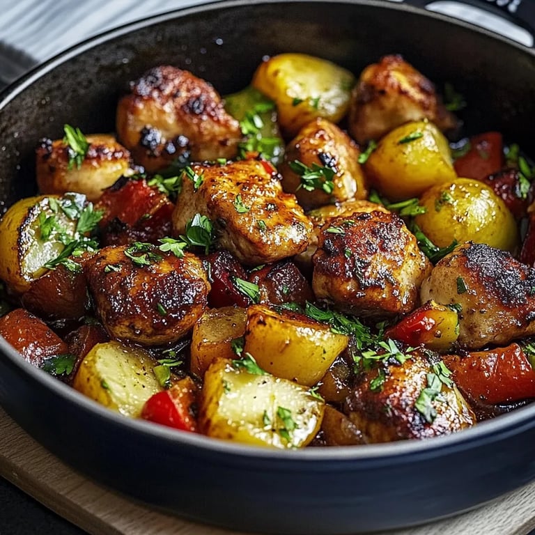 Würziges Hähnchen aus dem Ofen