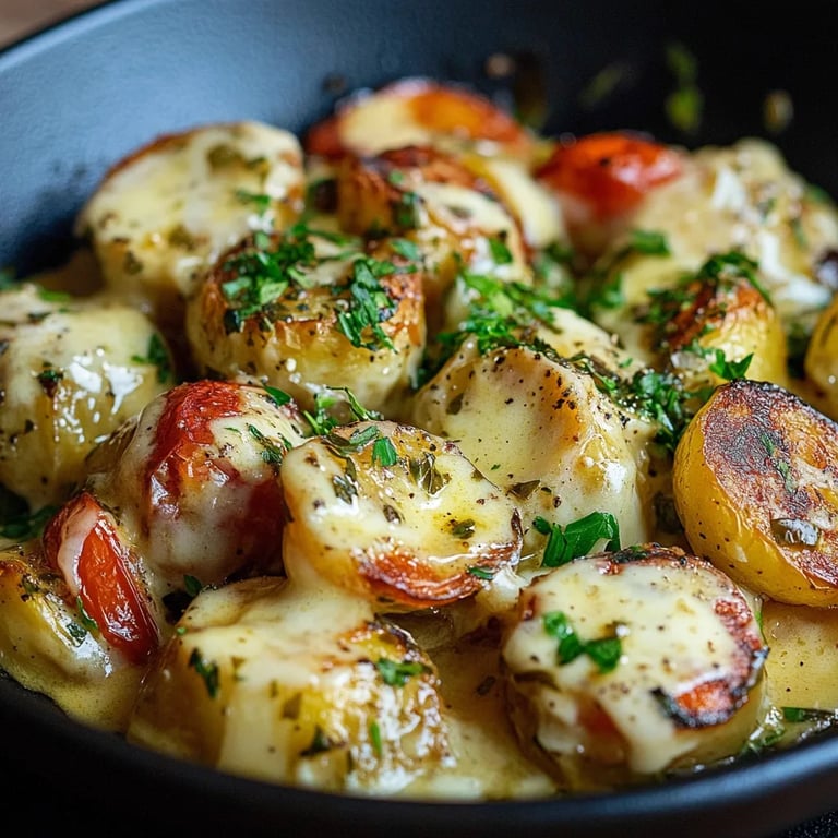 Rosenkohl in Frischkäse-Senf-Sauce