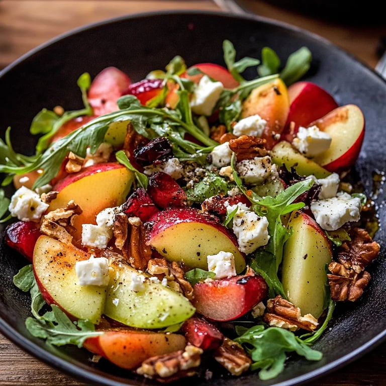 Autumn Harvest Honeycrisp Apple and Feta Salad