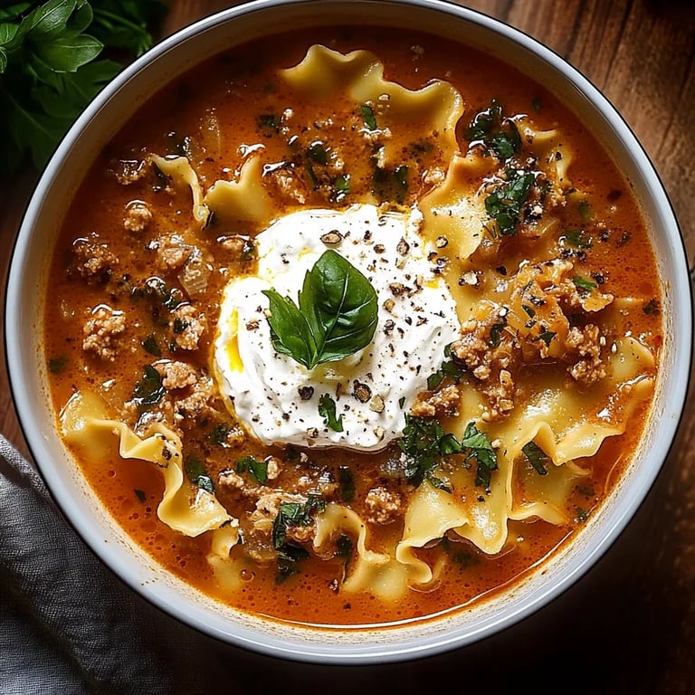 Best Ever One-Pot Lasagna Soup Recipe!