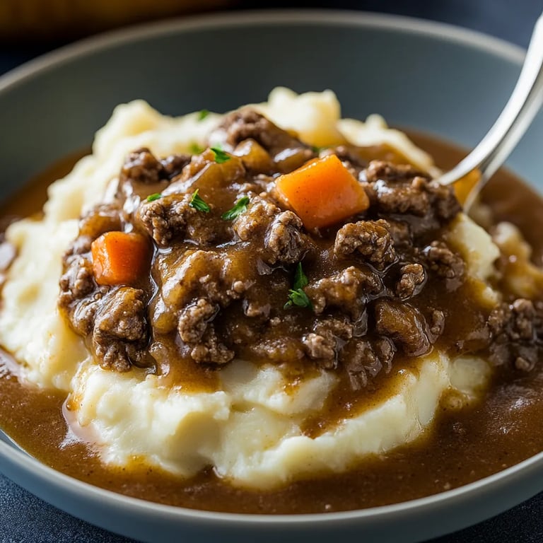 Ground Beef and Gravy Over Mashed Potatoes: An Incredible Ultimate Recipe