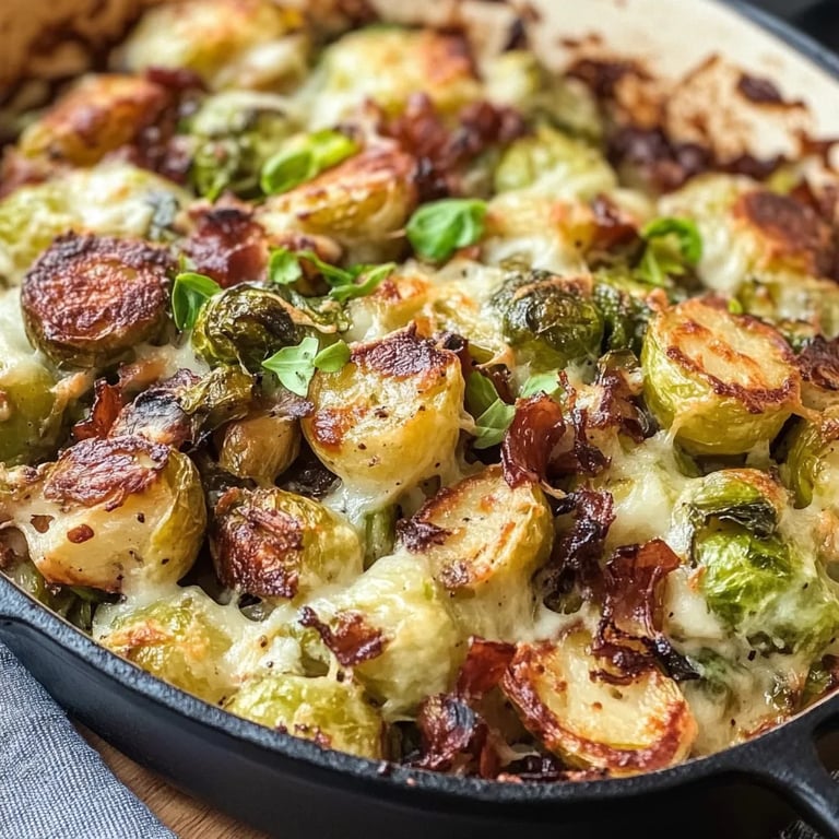 Rosenkohl Kartoffel Auflauf