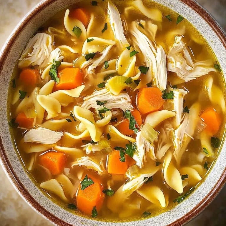 Homemade Chicken Noodle Soup in 30 Minutes