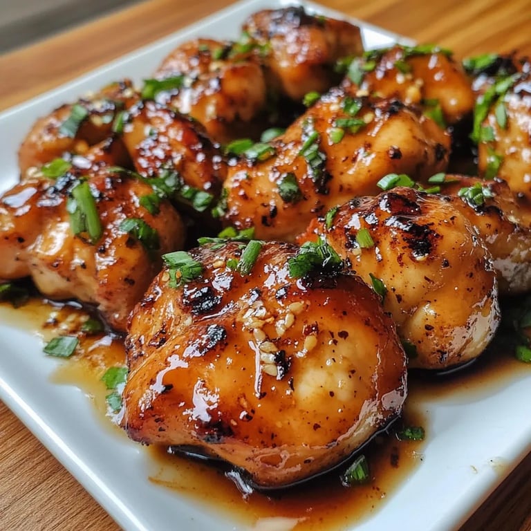 Honig Knoblauch Hähnchen Süß