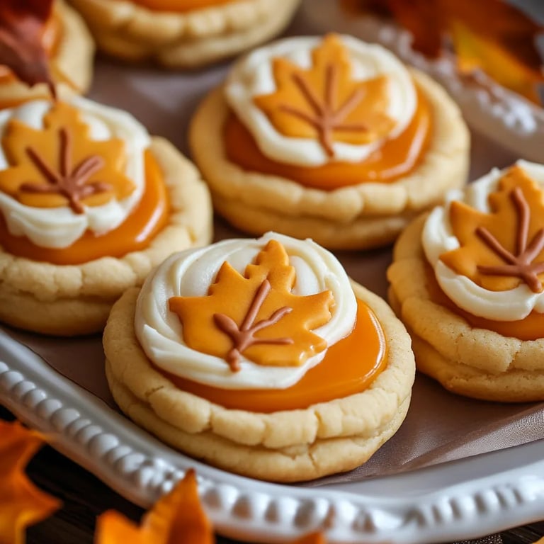 Thanksgiving Cookies With Pumpkin Pie