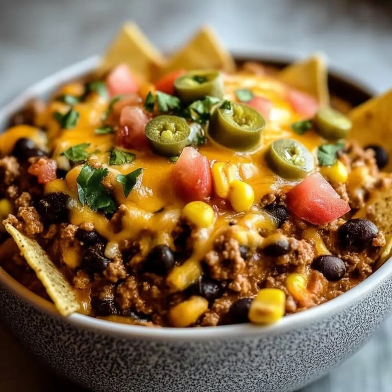 Crockpot Taco Casserole