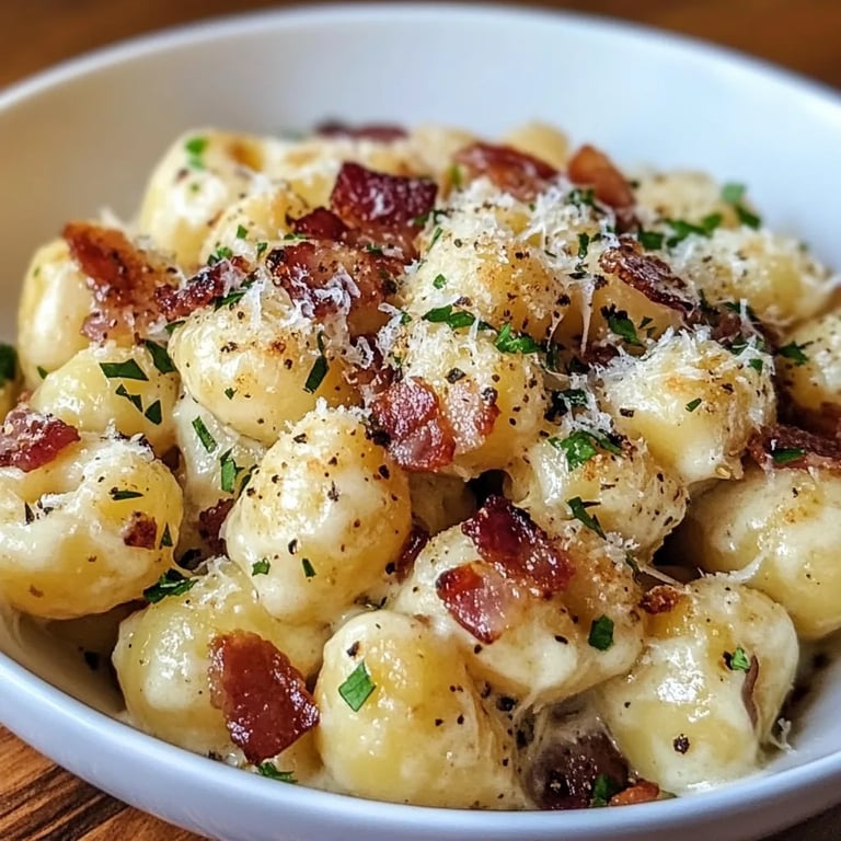 Gnocchi Carbonara w/ Bacon: An Incredible Ultimate Recipe