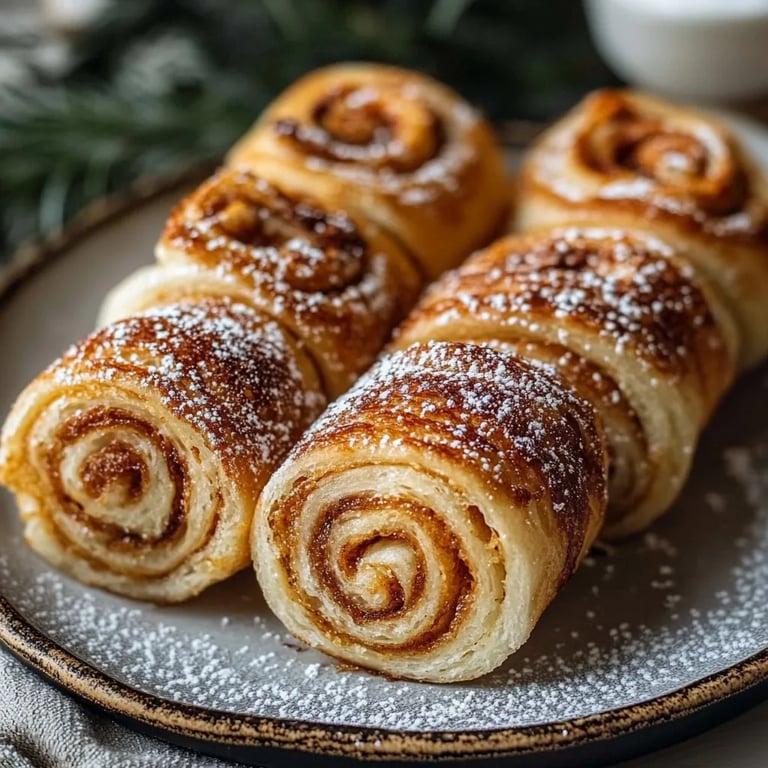 Zimtrollen-Französischer Toast Roll Ups