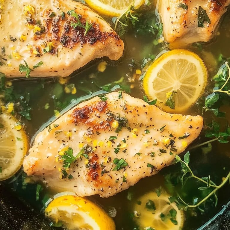 Einfaches Zitronenhühnchen