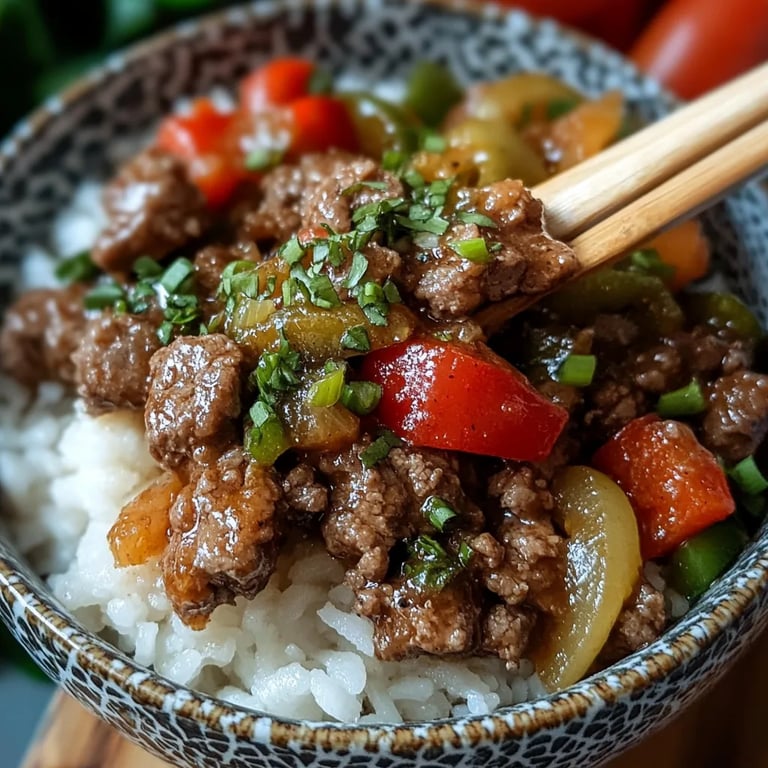 Beef & Pepper Rice Bowls: An Amazing Ultimate Recipe