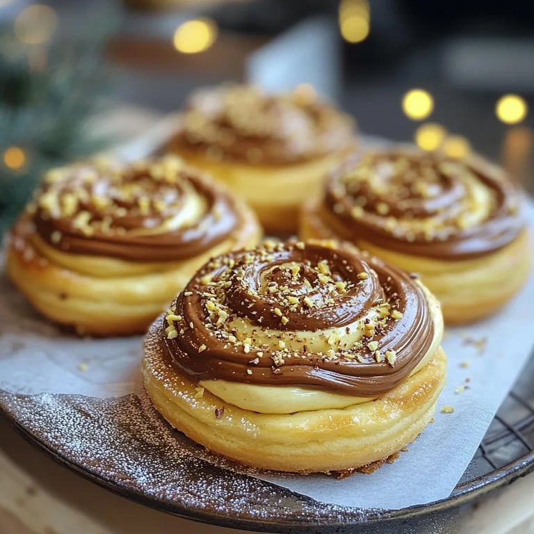 Spiralen Plätzchen mit Pistaziencreme