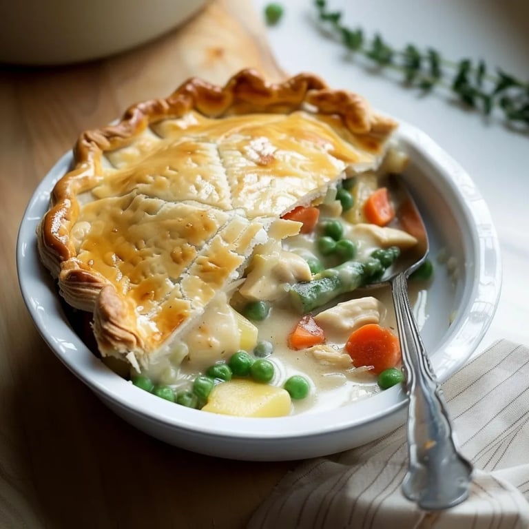 Comforting Chicken Pot Pie with Cream of Chicken Soup