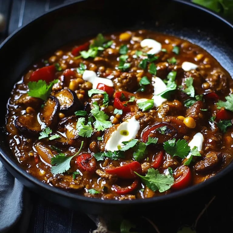 Linsen-Kürbis-Chili mit Kokos