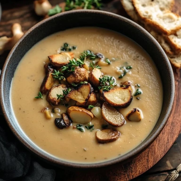 Cremige Maronesuppe