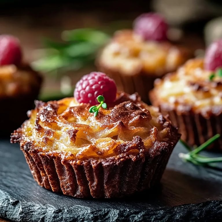 Zwiebelkuchenmuffins