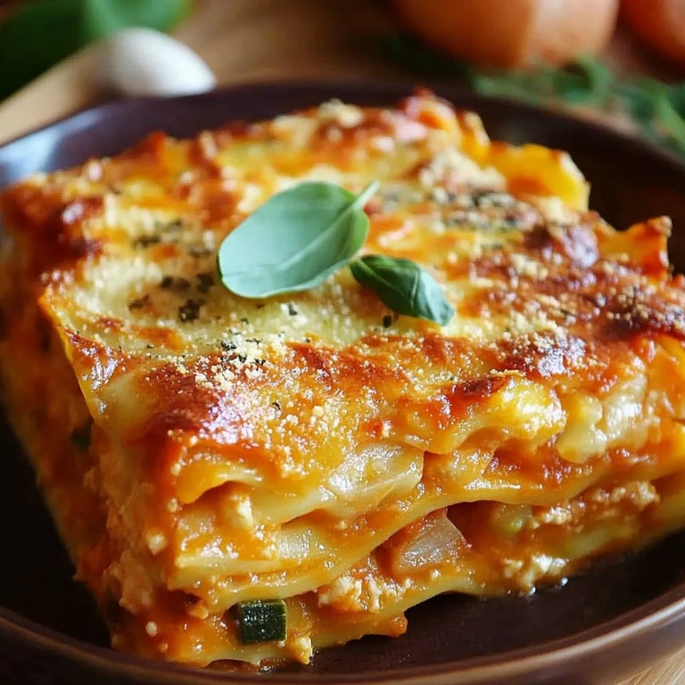 Vegetarische Kürbis-Lasagne: Ein Unglaublich Essenzielles Rezept für 6 Personen