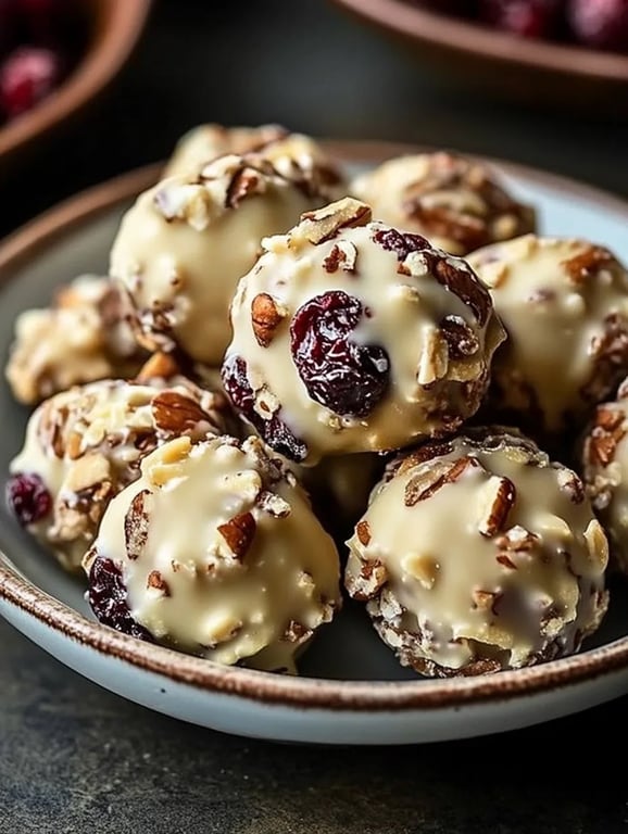White Chocolate Cranberry Pecan Clusters
