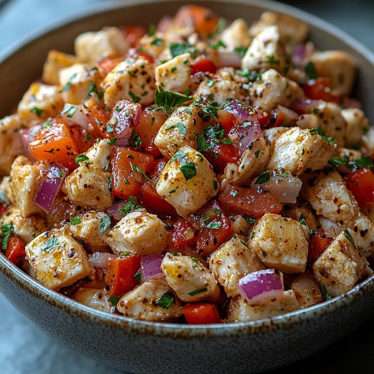 Ensalada Italiana de Pollo Estilo Grinder: ¡Una Increíble Receta Última!