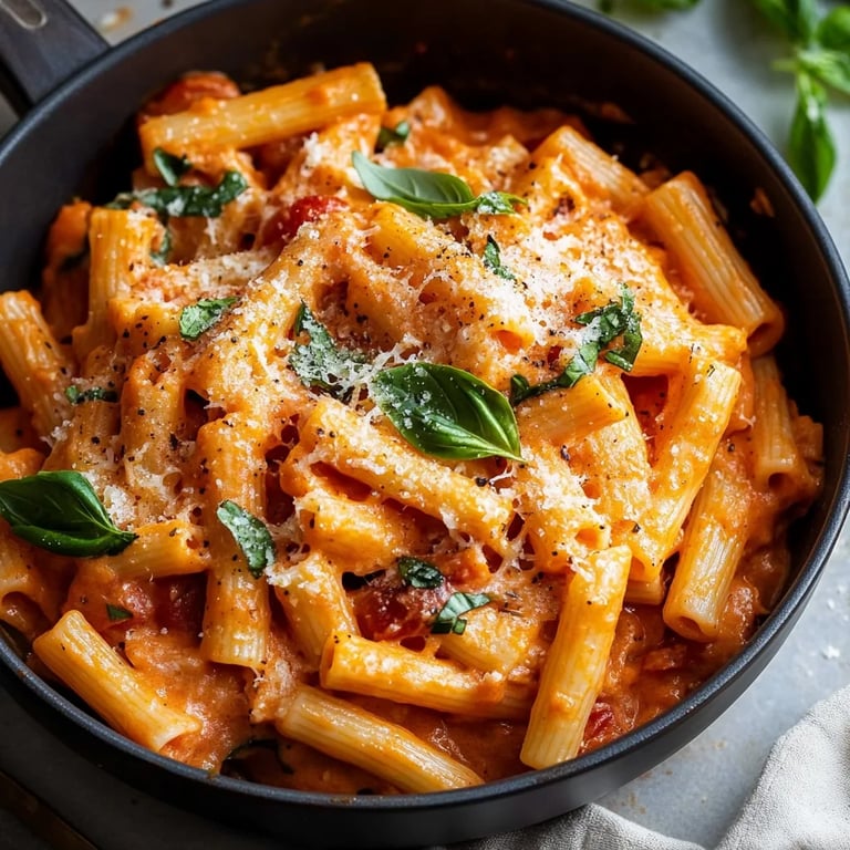Easy One Pot Creamy Tomato Pasta