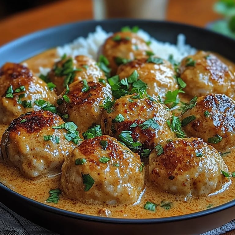 <p>Almôndegas Cremosas com Caril de Coco: Uma Receita Incrível e Definitiva</p>