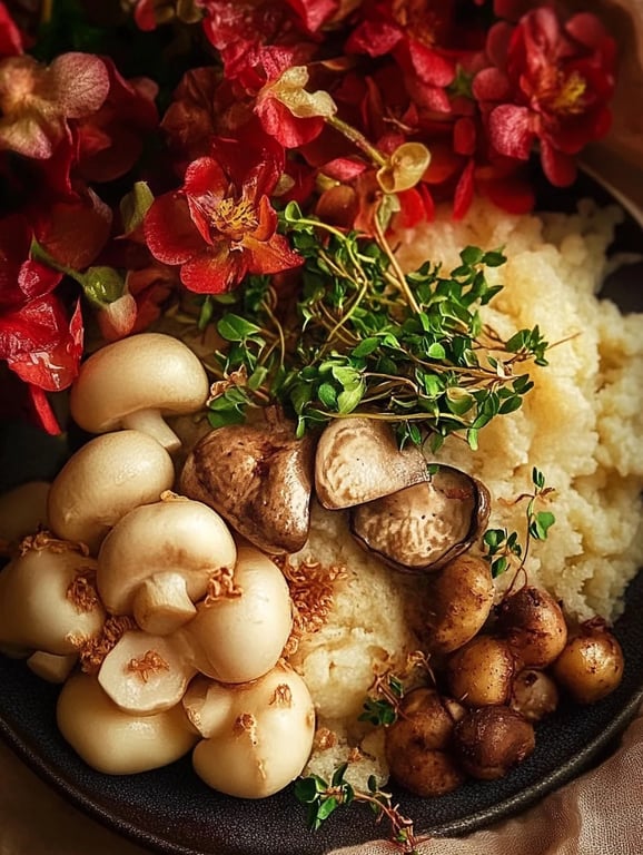 Pilzpfanne mit Rosenkohl & Kartoffelpüree – Ein Wärmendes Wohlfühlessen!