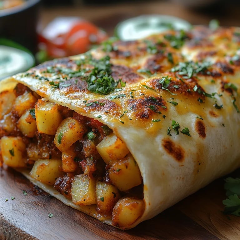 Käsige Kartoffel-Burritos: Ein Unglaubliches Ultimatives Rezept für 5 Personen