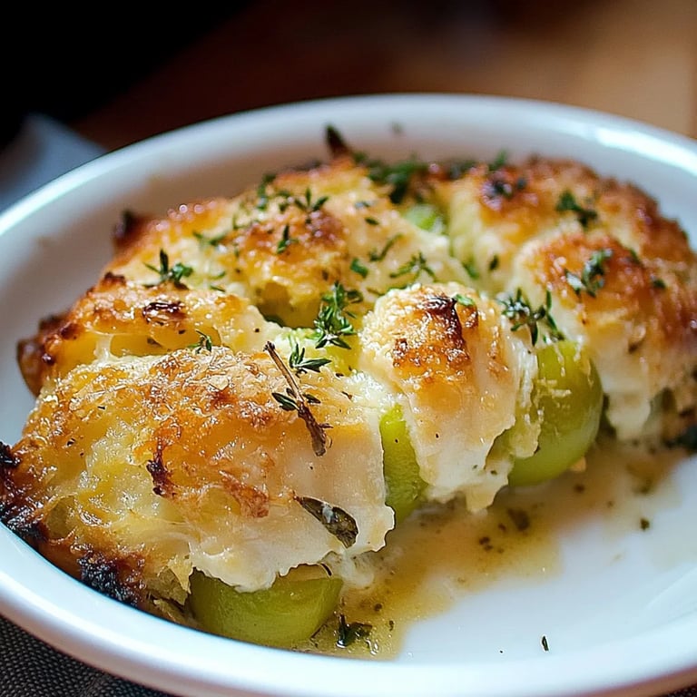 Rosenkohl mit knuspriger Käsekruste