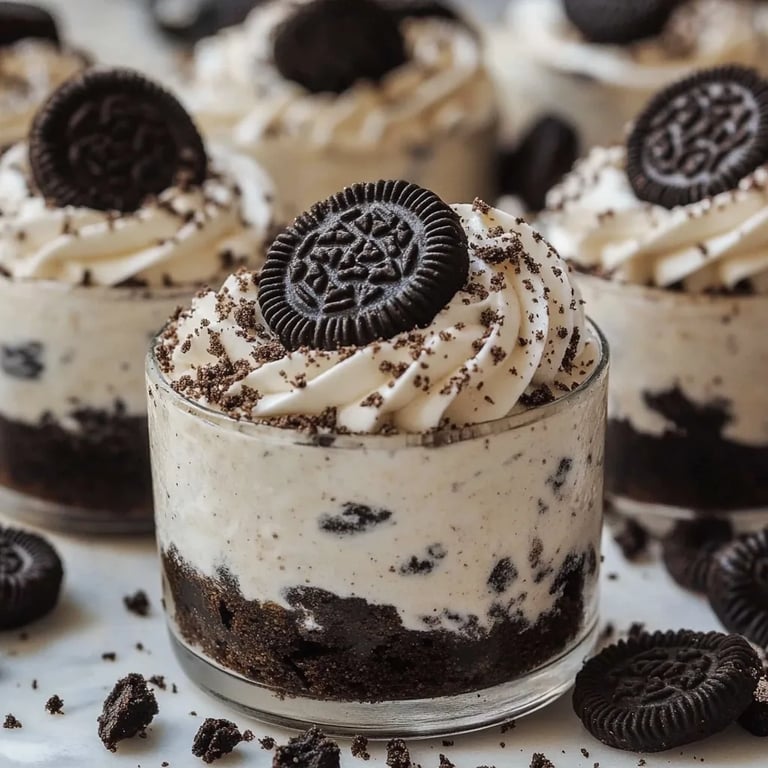 Oreo-Käsekuchen-Törtchen utan Backen: Ett fantastiskt ultimat recept