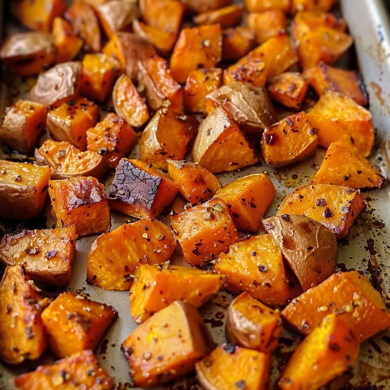 Crispy Roasted Sweet Potatoes