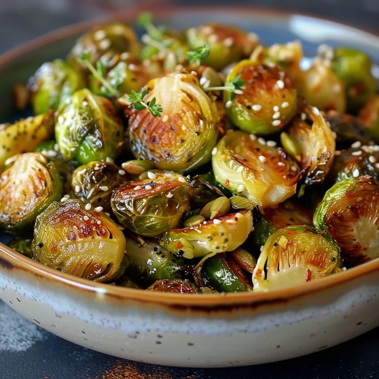 Rosenkohl aus dem Ofen