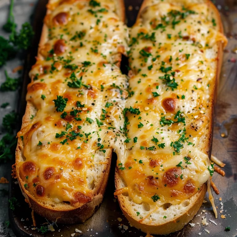 Cheesy Garlic Bread Recipe