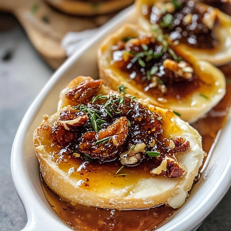 Goat Cheese Appetizer with Fig Jam and Pecans