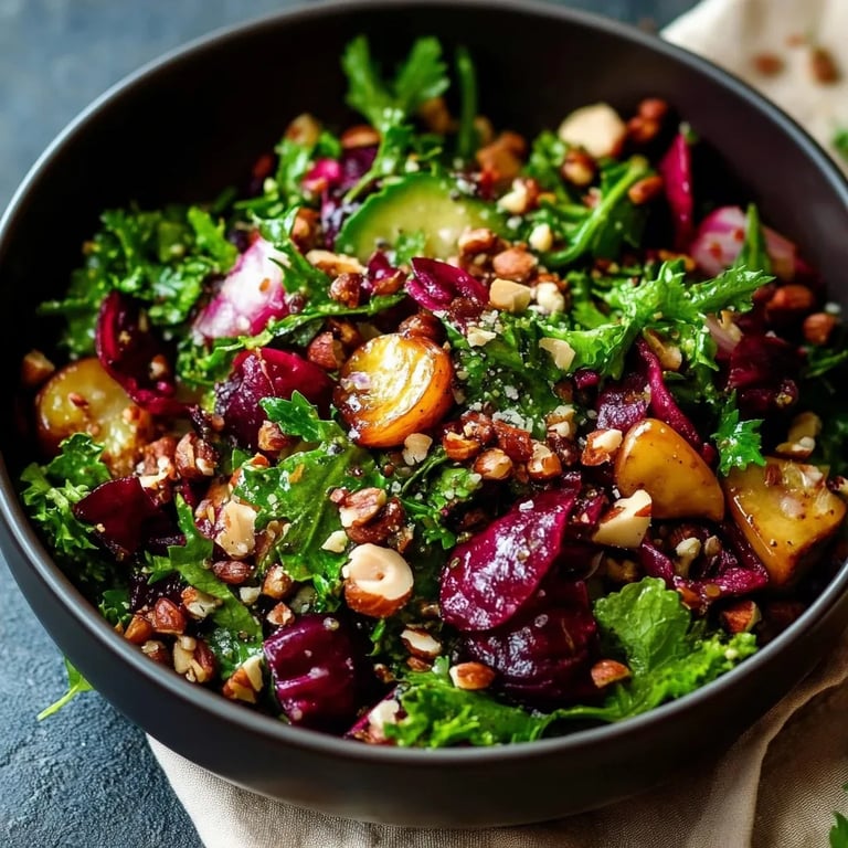 Rote Bete Linsen Salat