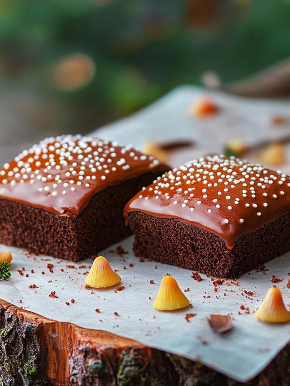 Weicher Lebkuchen vom Blech