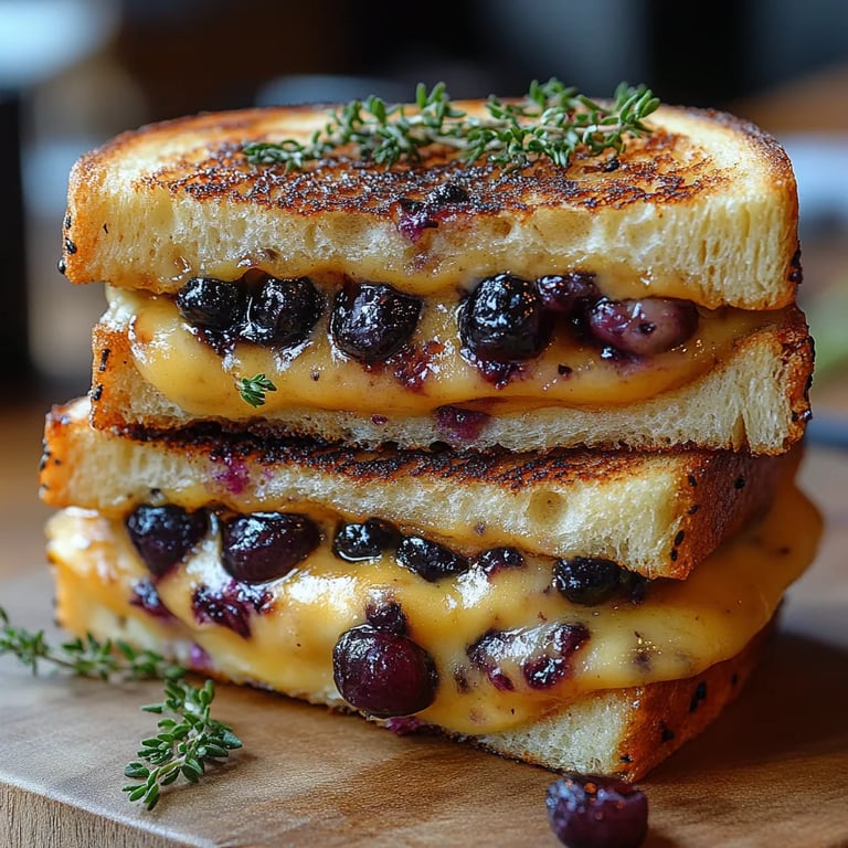 Gourmet-Blaubeer-Grilled-Cheese: Ein Unglaubliches Ultimatives Rezept