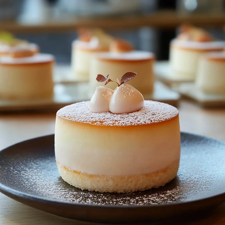 Schnelle Mini-Japanische Käsekuchen