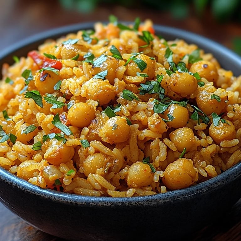 Golden Spiced Chickpea Rice: An Incredible Ultimate Recipe