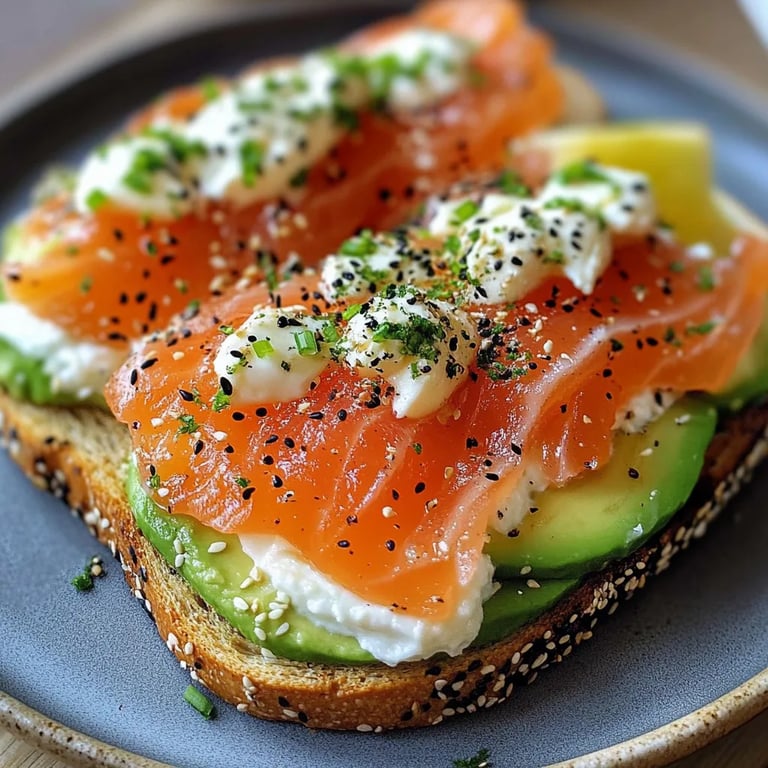 Smoked Salmon & Avocado Toast