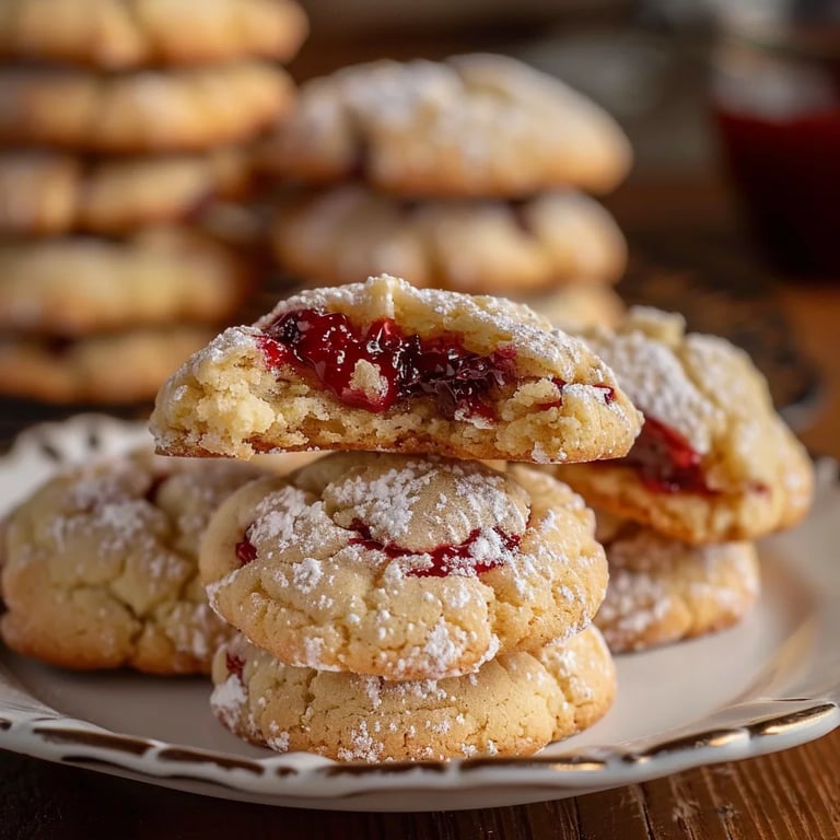 Perfekte Marmeladen-Küsschen