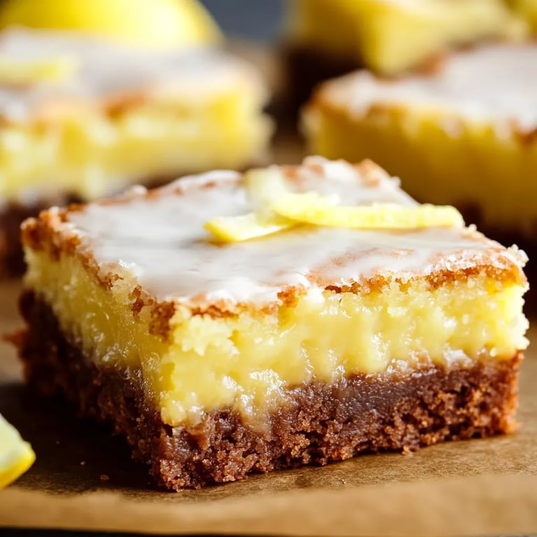 Best Lemon Brownies Recipe | Bright & Fudgy Citrus Bars