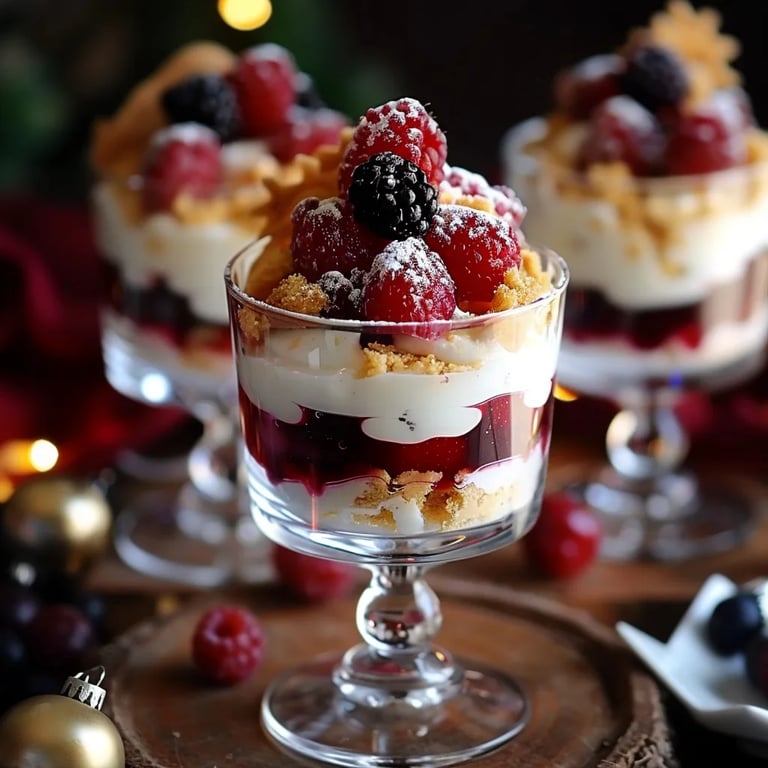 Mini-Weihnachts-Trifle