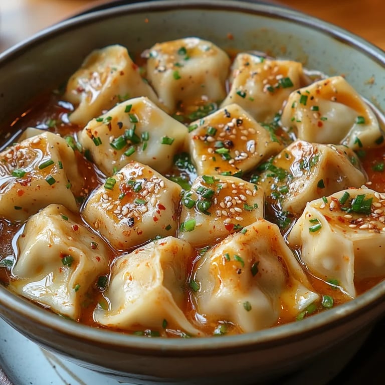Tofu & Chive Wontons in Chili Broth: An Incredible Recipe for Amazing Flavor