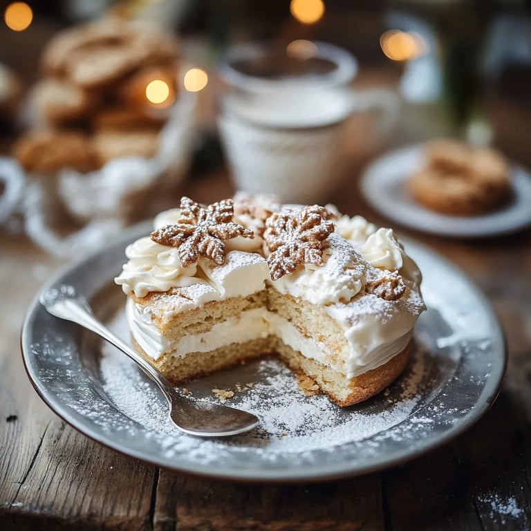 Weiße Lebkuchen-Mousse