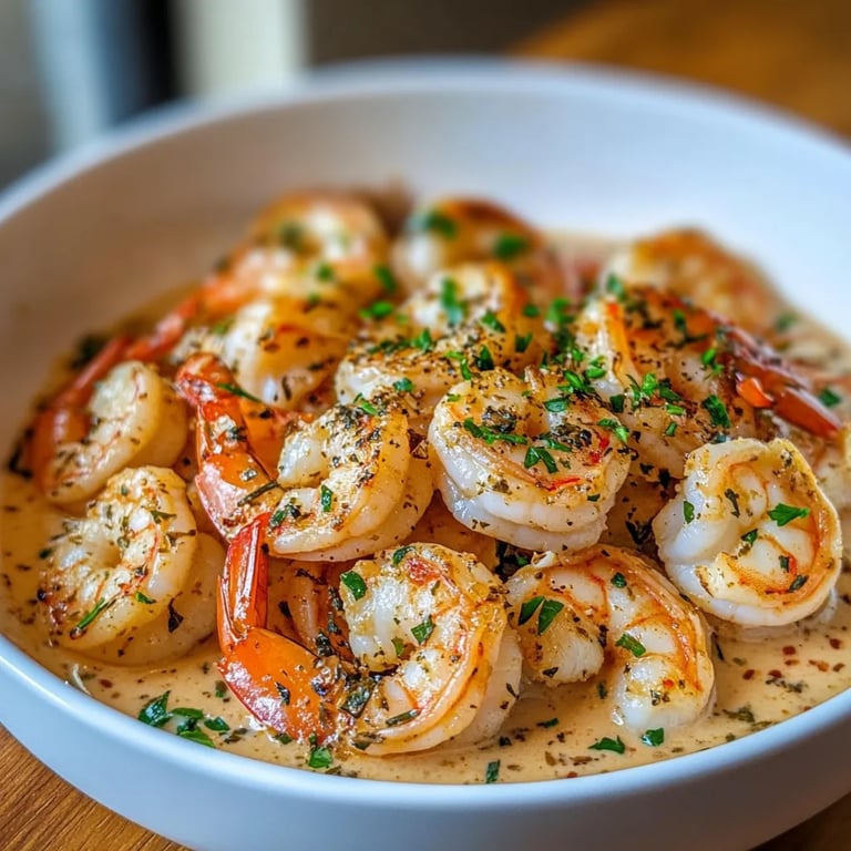 Easy Creamy Garlic Shrimp (15 Minutes)