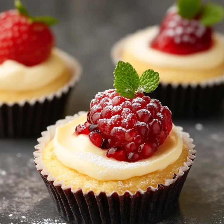 Einfache Mini-Käsekuchen