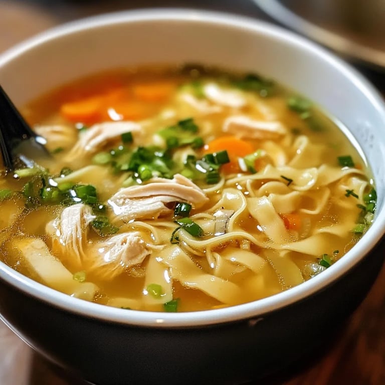Flu-Fighting Chicken Noodle Soup