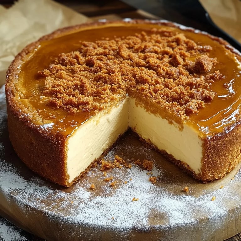 Biscoff-Käsekuchen