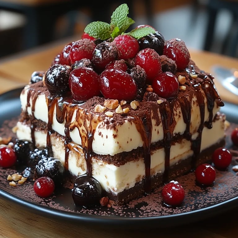 Tiramisu Forêt-Noire : Une Recette Incroyable Ultime à 5 Étapes